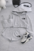 North Face 3'lü Set Takım New Sezon