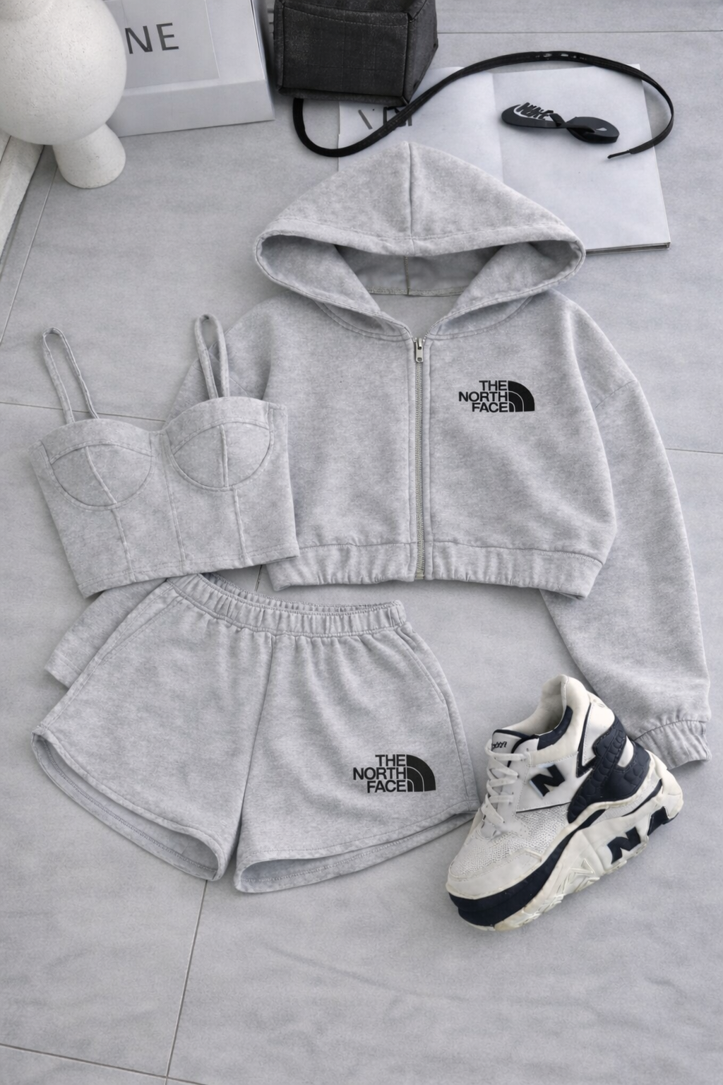 North Face 3'lü Set Takım New Sezon