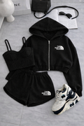 North Face 3'lü Set Takım Yazlık New Sezon