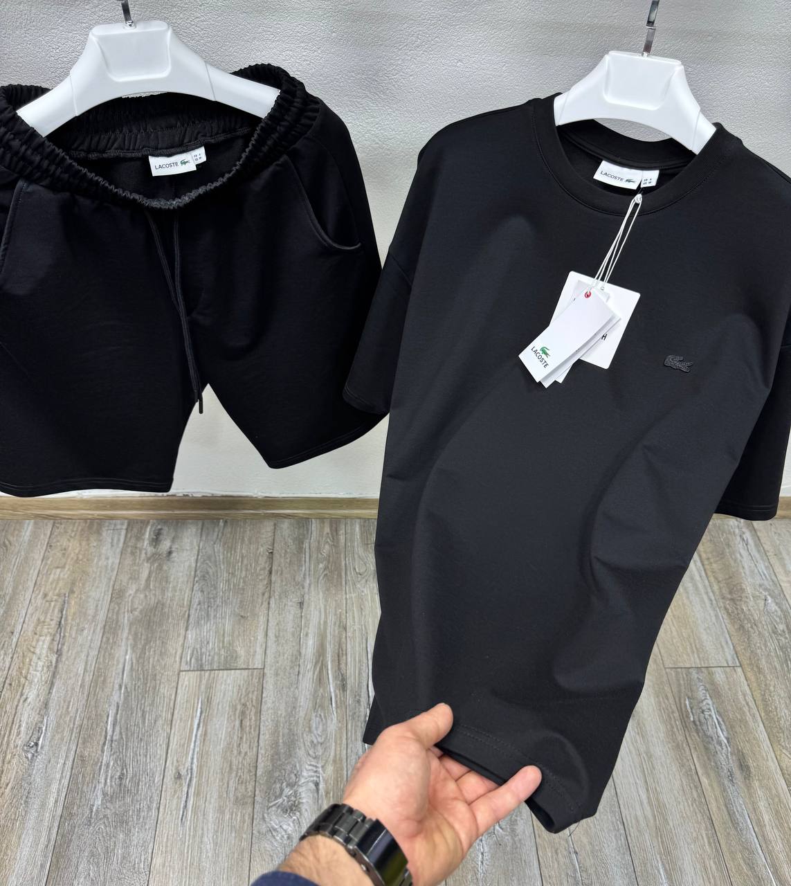 LACOSTE SİYAH TAKIM