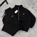 Nk Fermuarlı Eşofman Takımı Unisex Siyah