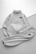 North Fermuarlı Eşofman Takımı Unisex Gri