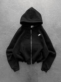 Nike Oversize Hoodie 3 İplik Siyah