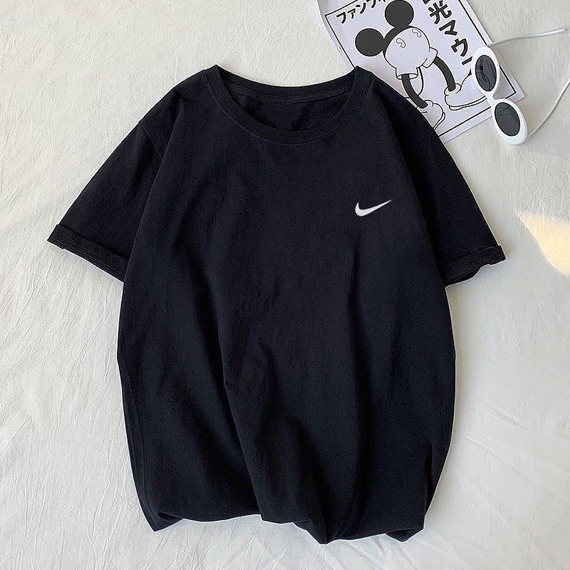 NİKE UNISEX OVERSİZE LOGOLU T-SHİRT SİYAH