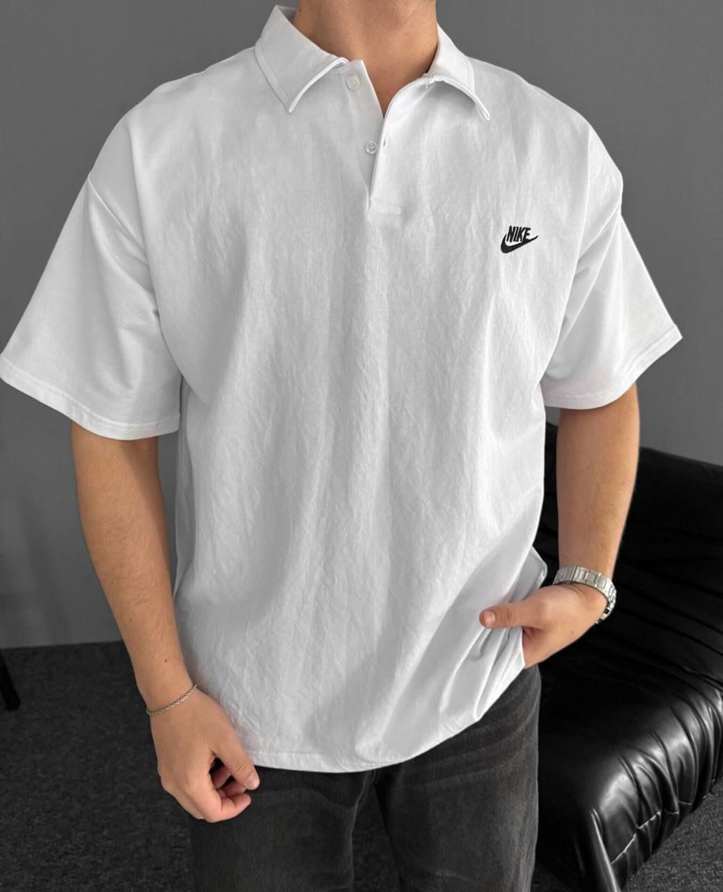 NİKE POLO YAKA  T-SHİRT BEYAZ