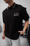 EA7 POLO YAKA  T-SHİRT SİYAH
