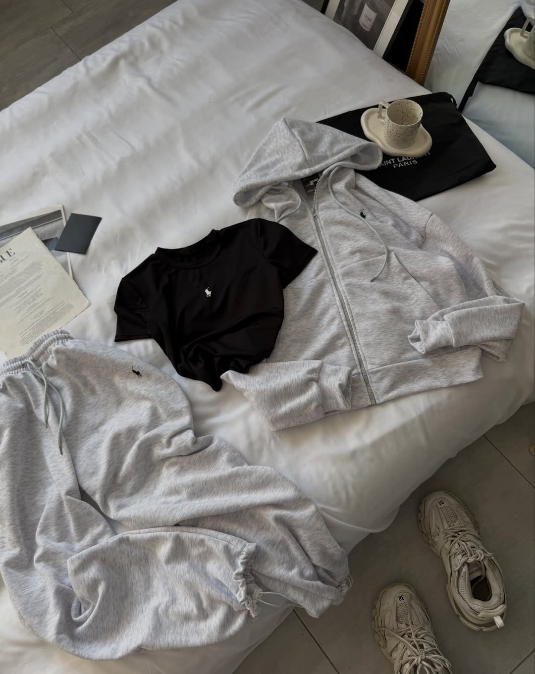 POLO GRİ YAZLIK ŞARDONSUZ YENİ SEZON 3'LÜ SET
