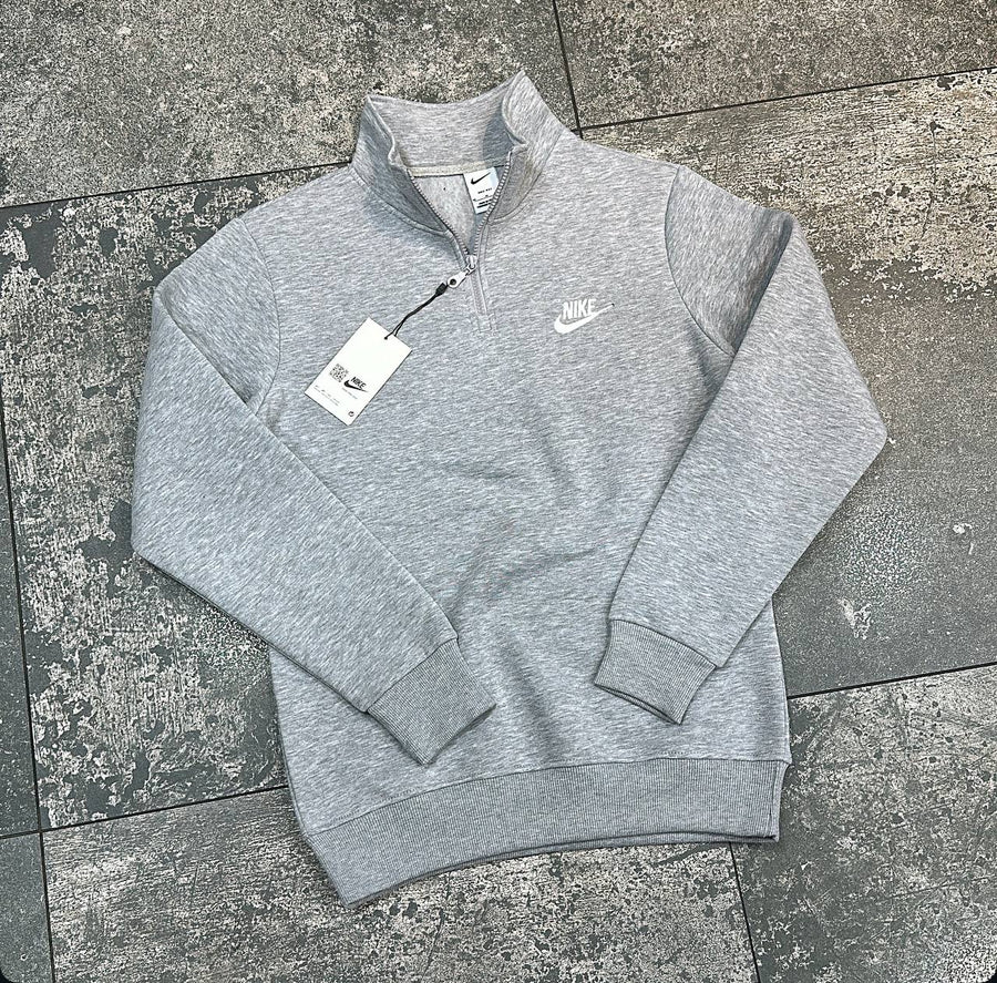 BinbirModa™ Unisex Nike Yarım Fermuarlı Dik Yaka Sweatshirt - Premium Kalite Spor Üst