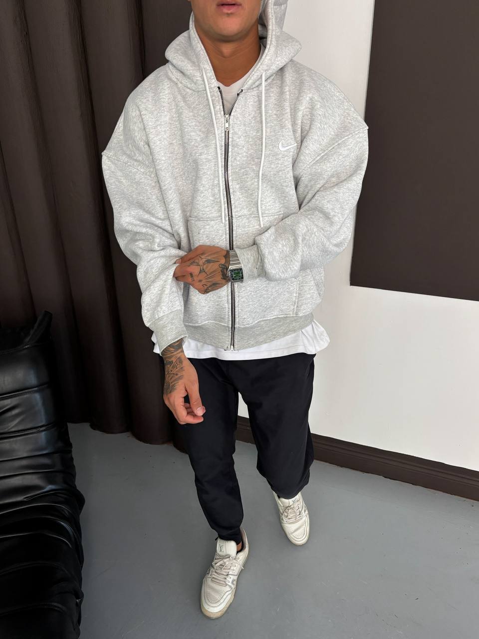 Nike Tik Oversize Fermuarlı Hırka