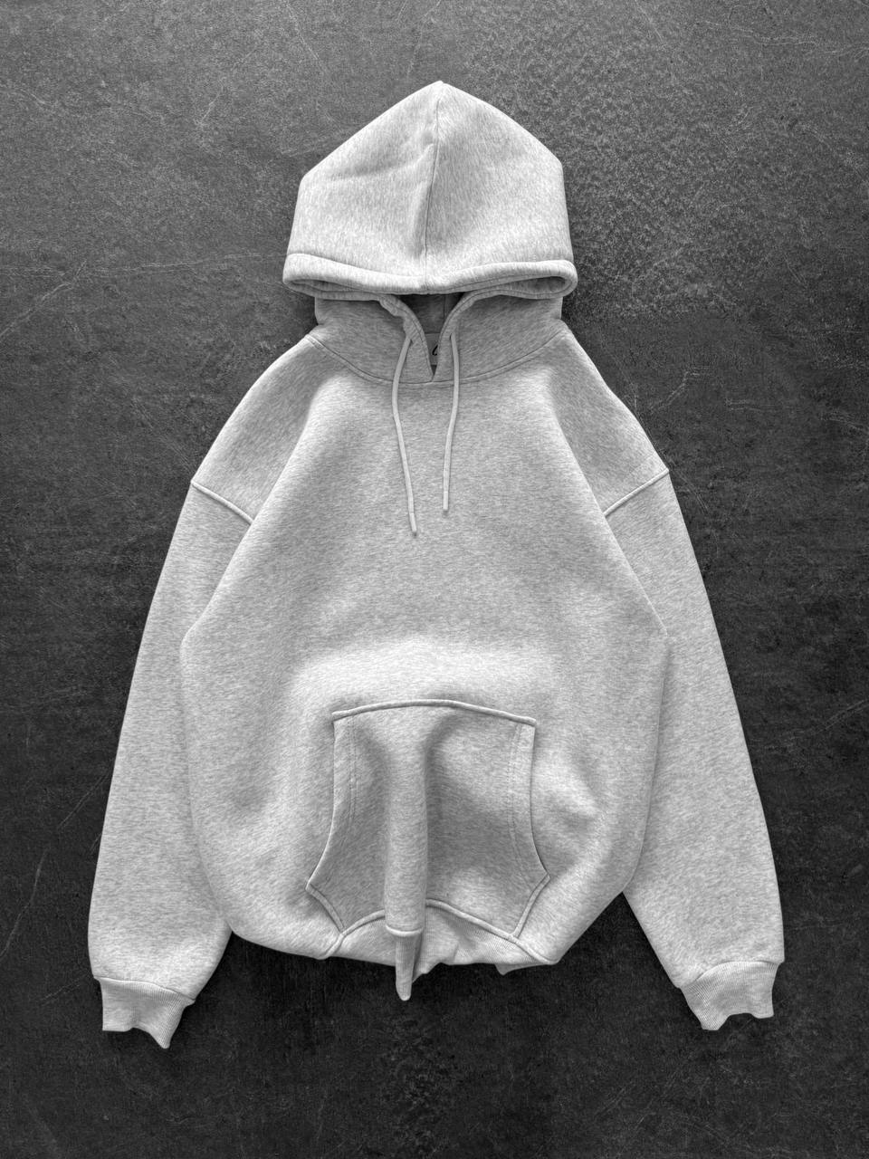 Oversize Hoodie 3 İplik Şardonlu %100 Pamuk