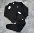 Nike Takım 3 İplik Şardonlu Unisex %100 Pamuk Siyah