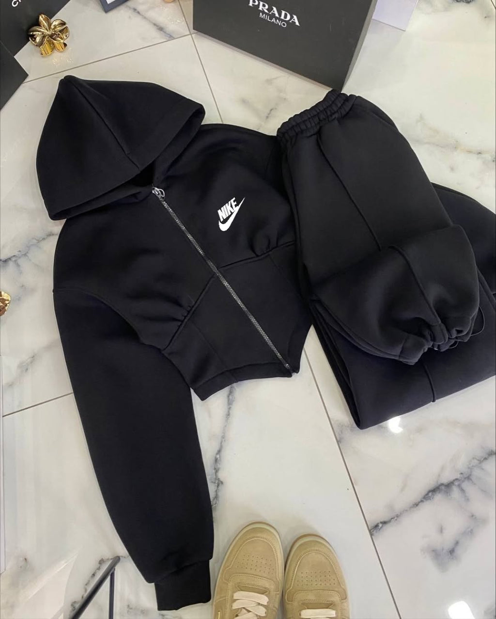 Nike 3'lü Set Takım Siyah