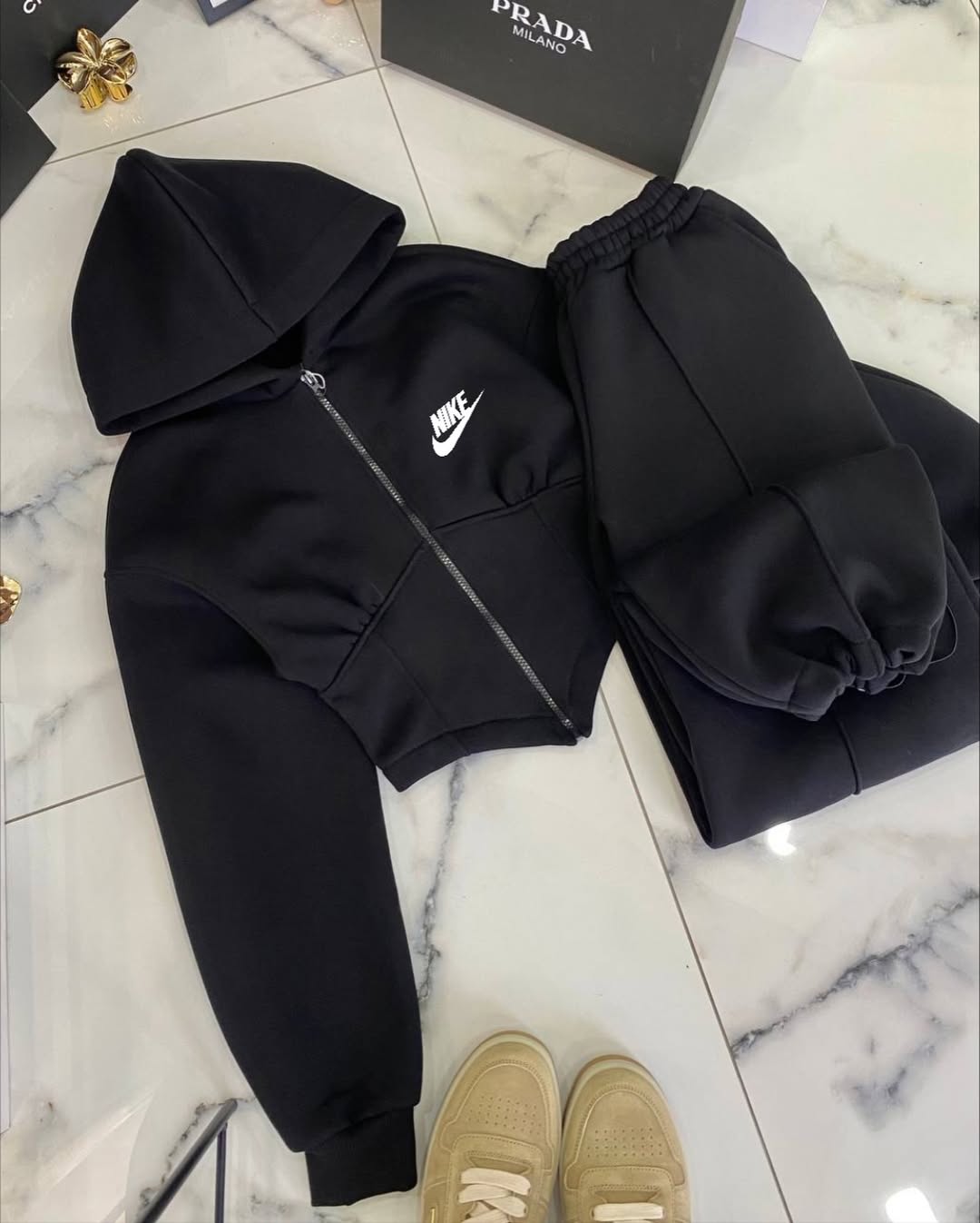 Nike 3'lü Set Takım Siyah