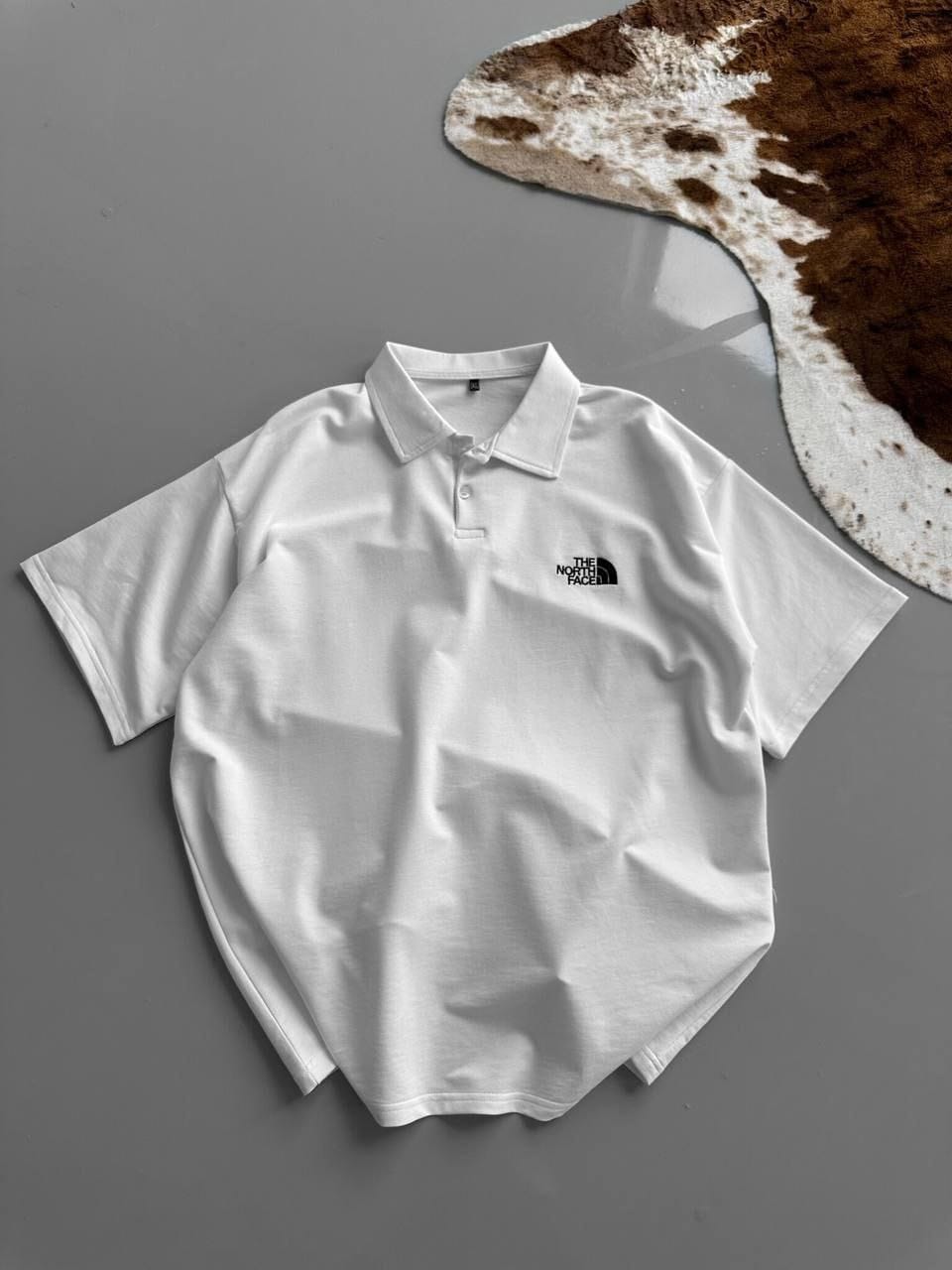 NORTH FACE POLO YAKA T-SHİRT BEYAZ