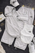 Puma 3'lü Set Takım Gri